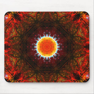 Verbrandende Natuur Mandala Muismat
