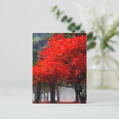 Verbranding najaar briefkaart (Staand voorkant)