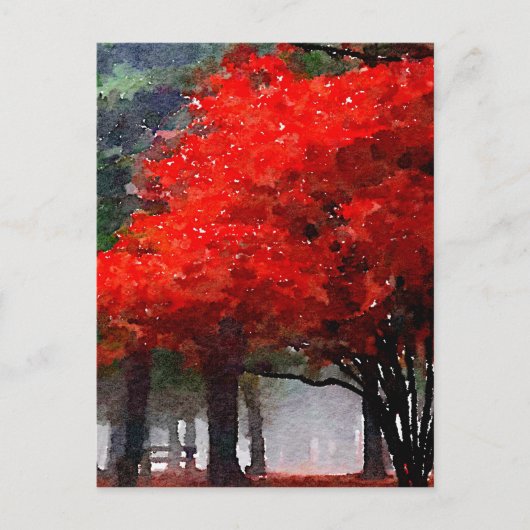 Verbranding najaar briefkaart (Voorkant)