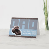 Verbranding van Vaderdag of vaders geboortedag Kaart (Voorkant)