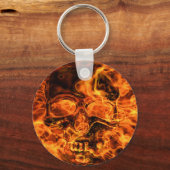 Verbrandingsschedel Sleutelhanger (Voorkant)