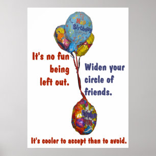 Verbreed je vriendenkring Poster