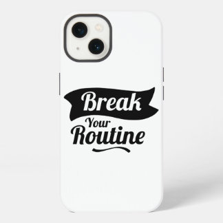 Verbreek je routine met unieke iPhone-hoofdtelefoo iPhone 13 Hoesje