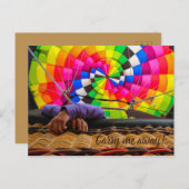 Verbreng me weg briefkaart (Voorkant / Achterkant)