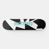 verbrijzeld schaatsen dek skateboard (Horizontaal)