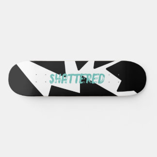 verbrijzeld schaatsen dek skateboard