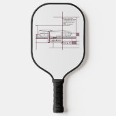 Verbrijzelde Realiteit – Architecturale Expressie Pickleball Paddle (Voorkant)