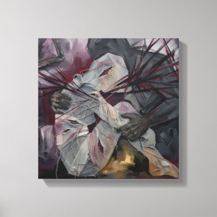 Verbrijzelde Stilte Canvas Afdruk