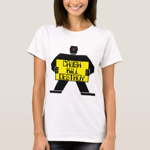 Verbrijzeling! Doden! Vernietig! Vintage Robot T-shirt