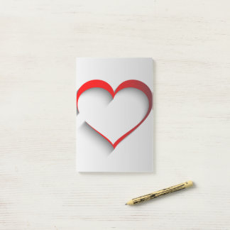 Verbroken hart post-it® notes