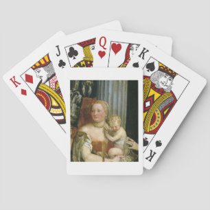Verbruik in Emmaus (olie op canvas) (gewijzigde de Pokerkaarten