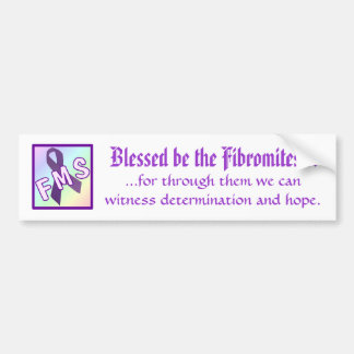 Verbund zijn de Fibromieten Bumpersticker
