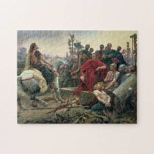 Vercingetorix en Julius Caesar Legpuzzel (Horizontaal)