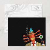 "Verdachte Alien"-Briefkaart Briefkaart (Voorkant / Achterkant)
