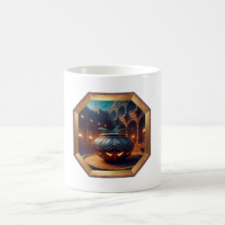 Verdachte Bloempot Loert In Binnenplaats Koffiemok