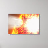 Verdamping van de atmosfeer van HD 189733b Canvas Afdruk (Voorkant)