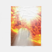 Verdamping van de atmosfeer van HD 189733b Fleece Deken (Voorkant)