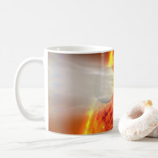 Verdamping van de atmosfeer van HD 189733b Koffiemok (Met donut)