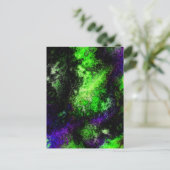 Verdant Paars Briefkaart (Staand voorkant)