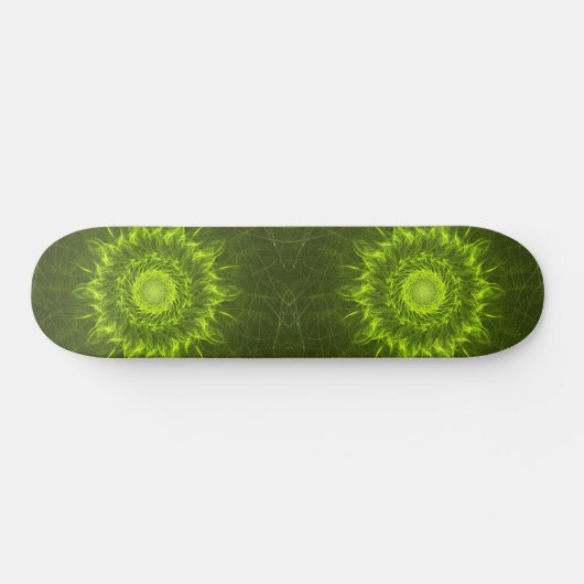 Verdant Pulse – The Bloom of Energy Skateboard (Horizontaal)