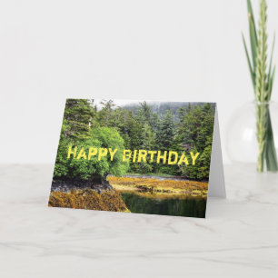 Verdant Uitzichten Birthday Card Kaart