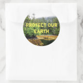 Verdant Uitzichten Sticker (Tas)