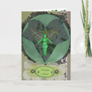 Verdant Wenskaart van de Maan van de Fee Kaart