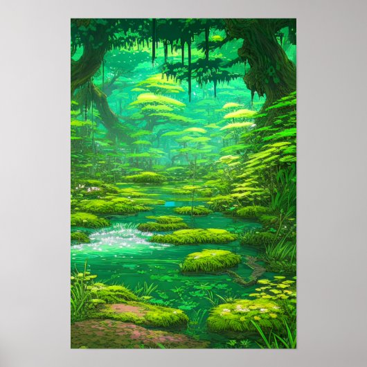 Verdant Wetlands Poster (Voorkant)