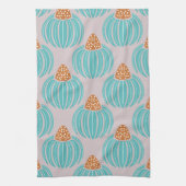 Verdant Whimsy Bud- Pink Theedoek (Verticaal)