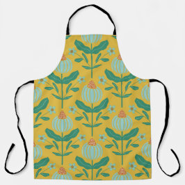 Verdant Whimsy Yellow Schort