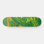 verde con amarillo skateboard (Horizontaal)