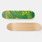 verde con amarillo skateboard (Horizontaal)