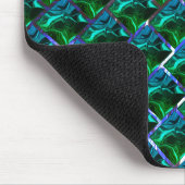 Verde esmeralda e curvas, sob-graad niquelada? muismat (Hoek)