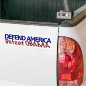 Verdedig Amerika, Defensie Obama Bumpersticker (Op Truck)