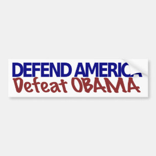 Verdedig Amerika, Defensie Obama Bumpersticker
