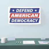 Verdedig de Amerikaanse democratie Banner (Beurs)