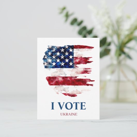 Verdedig de Oekraïense politiek Briefkaart (Staand voorkant)