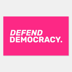 Verdedig democratie Vrouwenrechten pro choice hot  Rechthoekige Sticker