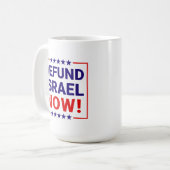 Verdedig Israël nu Koffiemok (Voorkant links)