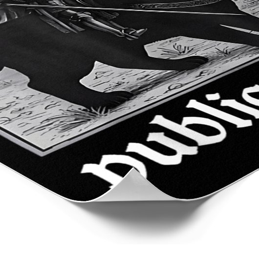 Verdedig je lokale openbare bibliotheek Grappige r Poster (Hoek)