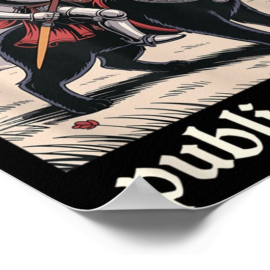 Verdedig je lokale openbare bibliotheek Grappige r Poster (Hoek)