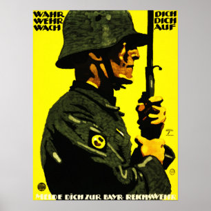 Verdedig jezelf! Bescherm jezelf! Wakker worden! D Poster