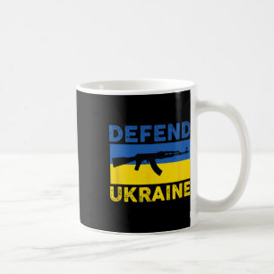 Verdedig Oekraine - Steun Oekraine - Vlag Ak-47 Ak Koffiemok