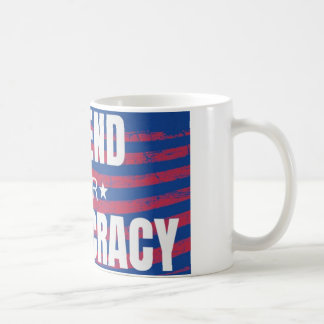 Verdedig onze democratie koffiebeker koffiemok