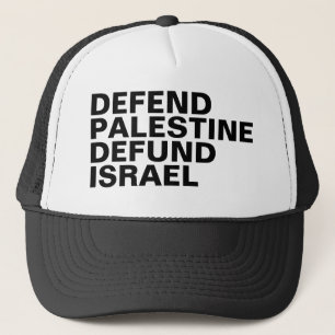 Verdedig Palestina defund Israël - Anti Israël Trucker Pet