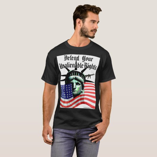 Verdedig uw onvervreemdbare rechten T-Shirt (Voorkant volledig)