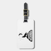 Verdedig Wilderness Wolf Moon Bagagelabel (Voorkant verticaal)