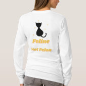 Verdediging Felines: Feline niet Felon T-shirt (Achterkant)