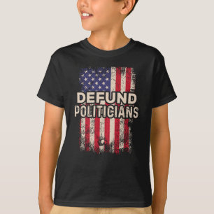 Verdediging van de Amerikaanse vlag tegen de reger T-shirt