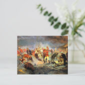 Verdediging van Rorke's Drift Briefkaart (Staand voorkant)